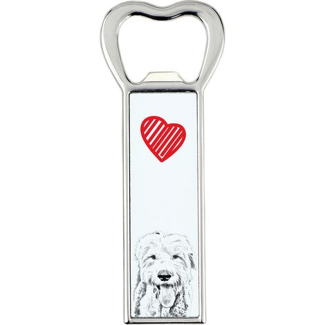 Vecchio Pastore Inglese - apribottiglie con cane, apri frigo personalizzato, regalo unico per uomo di Art-Dog (1/5)