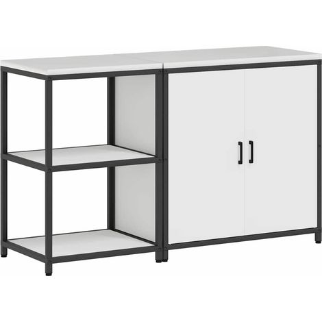 Maison Exclusive - Set di Stoccaggio per Cucina HATTEM 2 pcs Bianco