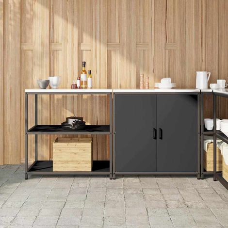 Juego de Almacenamiento de Cocina HATTEM 2 pcs Negro