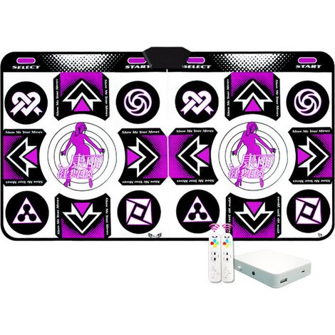 Tapis de danse sans fil pour ordinateur et TV, jeu de sport à domicile, interface tapis roulant, prise UE 110-220V (1/5)