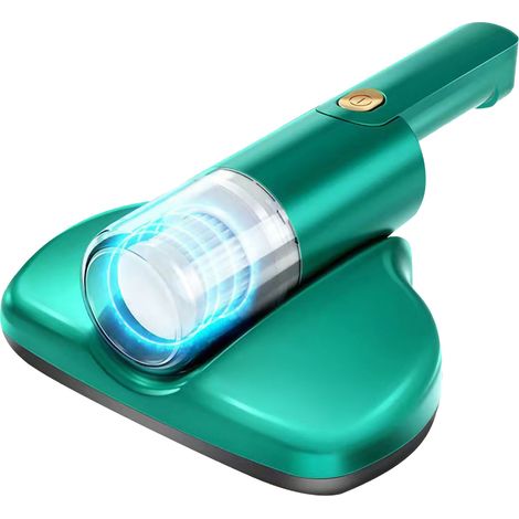 Aspirateur de lit portatif UV, aspirateur de matelas, appareil de nettoyage anti-acariens, vert (1/5)