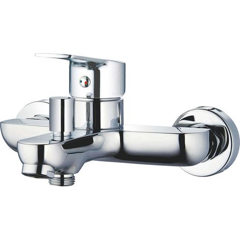 Kibath Grifo de Bañera monomando NAD acabado CROMO brillo fabricado en latón (1/5)