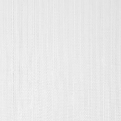 Voilage à rayures tamisant 140 x 240 cm Atmosphera - Blanc - Blanc - (1/2)