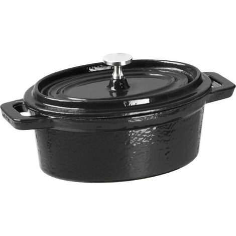 Mini-cocotte ovale en fonte - 94 x 113 x 49 mm - VOGUE (1/5)