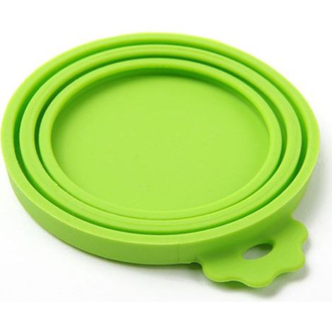 Couvercles universels en silicone pour boîtes de nourriture, vert, 5 pièces. (1/5)