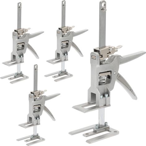 TolleTour Sollevatore per mobili set da 4 pezzi, leva di sollevamento 30 cm, altezza 0-145 mm, portata 150 kg