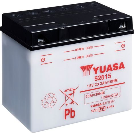 Batterie moto YUASA 52515 12V 25AH 130A (1/4)
