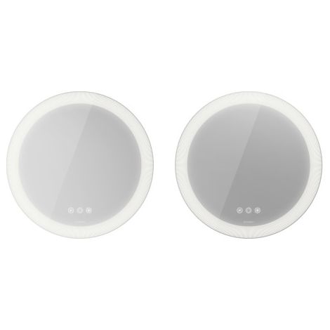 Duravit Happy D.2 Plus jeu de miroirs (2 pièces) rond avec (1/4)