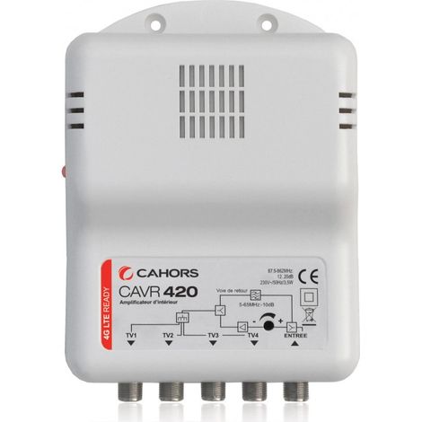 AMPLIFICATEUR TV 4 SORTIES CAHORS CAVR 420
