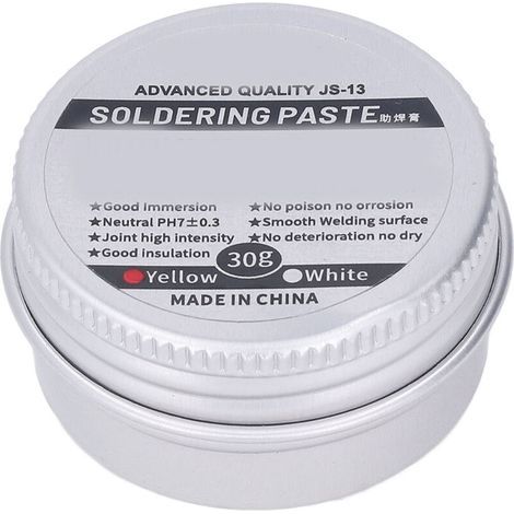 Pâte à souder en colophane, crème de Flux de soudure sans nettoyage à basse température pour la réparation électronique 30g / 1.1oz (1/5)