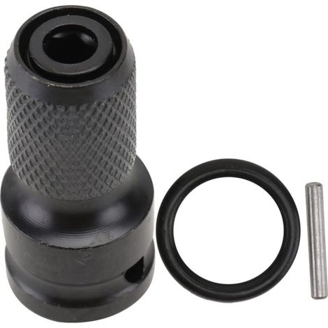 2er-Set Teleskop-Holster-Schlüsseladapter, praktisches Schraubenschlüsselzubehör, Schraubenschlüssel-Umrüstkopfadapter für Schlagbohrmaschinen, Werkzeugwechsel aus Stahl (1/4)
