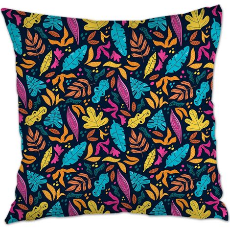 Housse de coussin 45x45 cm en polyester fermeture à glissière pour cadeaux pour petite amie et petit ami (1/5)