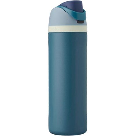 Isolierte Edelstahl-Trinkflasche mit Strohhalm, ideal für Sport und Reisen, auslaufsicher. (1/5)