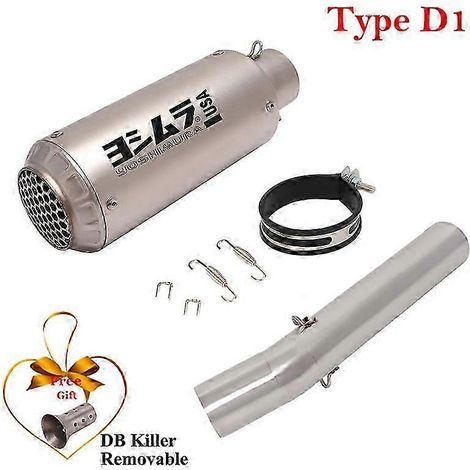 Pot d'échappement pour moto, silencieux DB Killer pour Honda CB1300 2003-2015, Yamaha FZS 600 Fazer 1998-2003 (Type D1) (1/5)