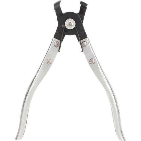 Pince de serrage pour tuyau, poignée ergonomique revêtue de plastique, conduite de carburant pour le retrait et l'installation (1/5)