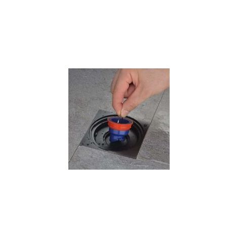 Scarico per pavimento doccia, valvola di non ritorno, antiodore, per tubi di scarico di cucina e bagno, in silicone, resistente agli odori, valvola di scarico a sgancio rapido, 5,3 x 5,3 cm - Crezuo (1/4)