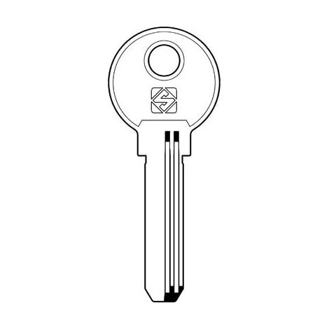 CHIAVE PUNZONATA FAC FAC15 SILCA - OTTONE NICHELATO- 2 pezzi