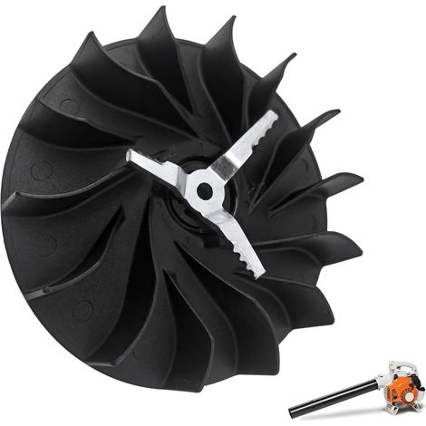 4241-704-3405 Fan Wheel and Shredder Blade 4229-768-0300 Replacement Kit Compatible with BG56 BG86 SH56 SH86 Leaf Blower (1/5)