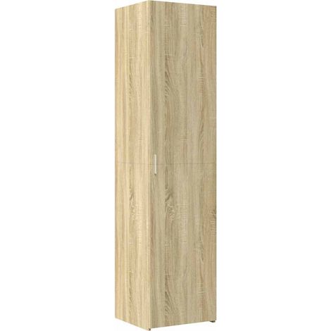 Buffet haut Meuble de rangement chêne sonoma 45x42,5x185 cm bois d'ingénierie (1/5)
