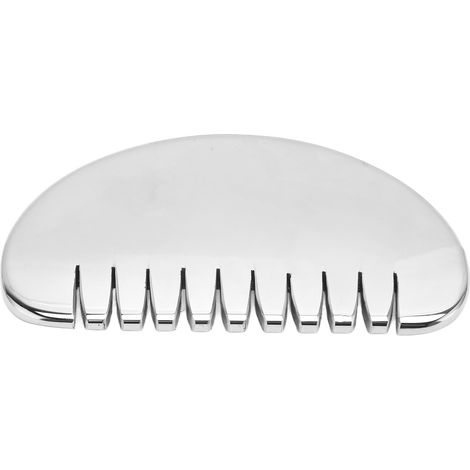 Peigne Gua Sha en pierre énergétique térahertz pour massage du cuir chevelu, traitement des méridiens, grattage et relaxation. (1/5)