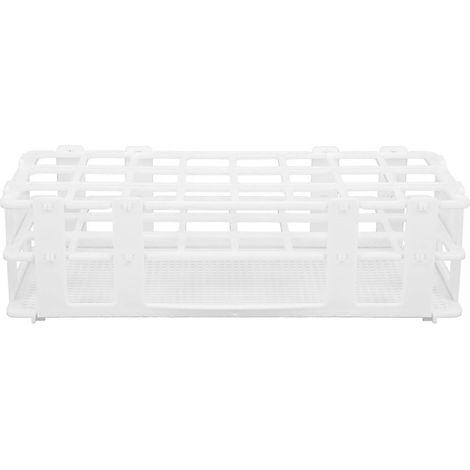 Kunststoff-Reagenzglasgestell mit 24 Löchern, abnehmbarer Probenröhrchenhalter für Laborzwecke (25 x 25 mm)