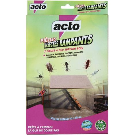 ACTO Rampant piège glu spécial nuisibles support bois (1/4)