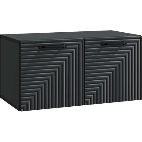 Mueble para TV de pared Negro 59,5 x 31 x 30 cm