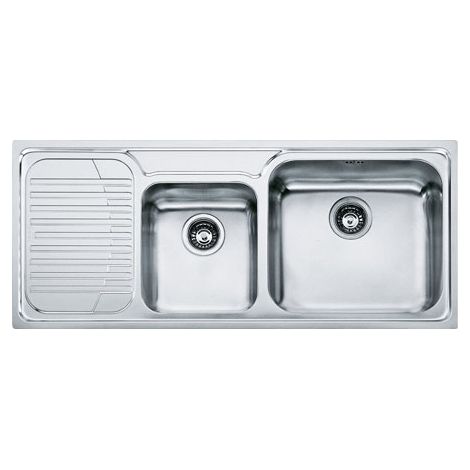 Franke GAX 621. Colore del prodotto: Acciaio inox, Numero di vasche per lavello: 2 ciotole, Dimensioni prima vasca (LxL): 450 x 400 mm. Larghezza: 1160 mm, Profondità: 500 mm, Larghe... - 101.0017.506 (1/2)