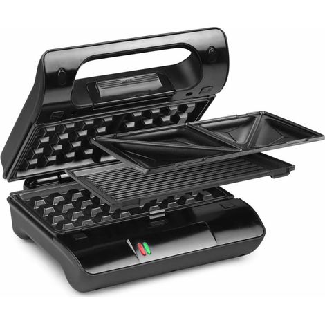 Princess Classic Multi Sandwich Grill Compact Pro Schwarz 800W