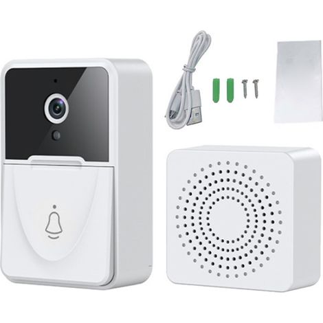 Sonnette vidéo haute définition avec radio bidirectionnelle pour la sécurité de votre domicile, résistante aux intempéries-AquaForge