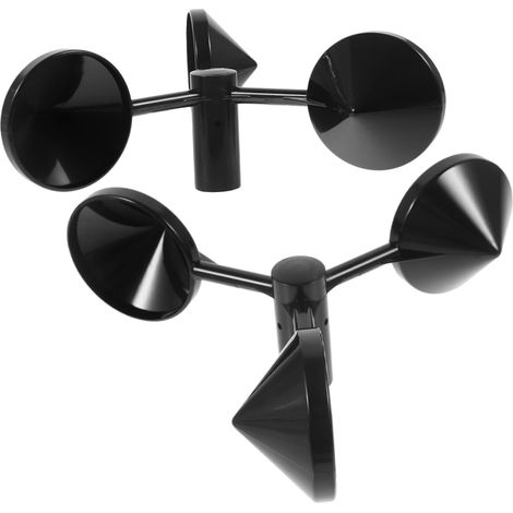 2-teiliges Outdoor-Anemometer mit Windgeschwindigkeitssensor, ABS-Windmessbecher für Umweltbeobachtungen und Wetterstationen, einfache Installation