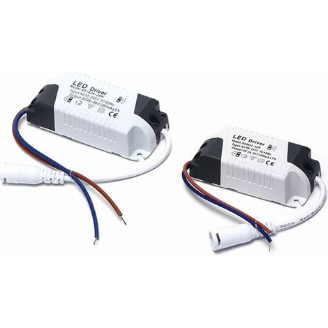 Driver LED transformateur pour plafonnier alimentation panneau connecteur DC 2x 13-18W (1/4)