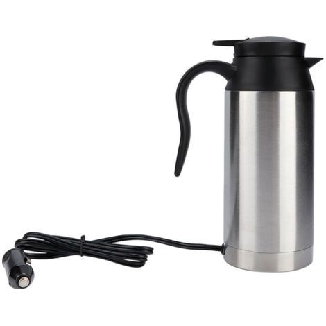 Eosnow Tasse chauffante électrique pour voiture en acier inoxydable de 750ml, tasse à boire pour véhicule, bouilloire pour voyage (12V) (1/4)