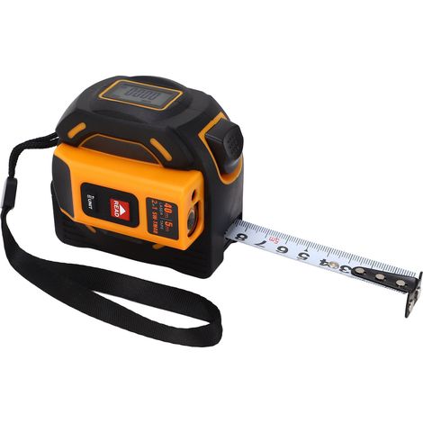 40 m hohes Präzisions-Lasermessband, ABS-Gehäuse, digitales Werkzeug aus Manganstahl für Baustellen (1/5)