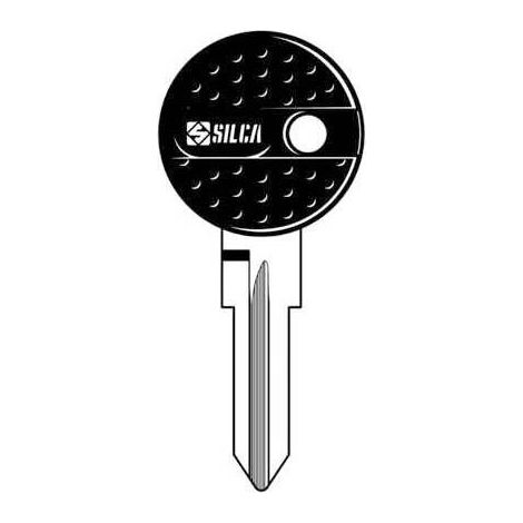 5 x SILCA GT5CP CHIAVE AUTO TESTA PLASTICA ACCIAIO