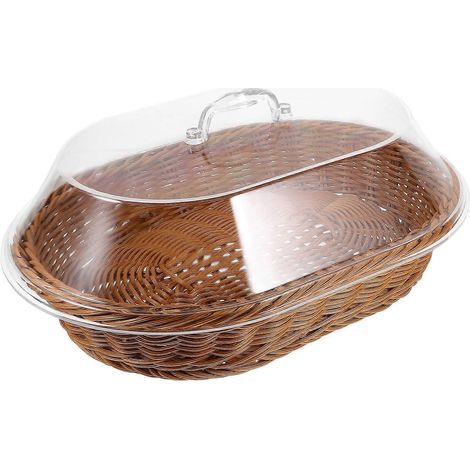 Panier à pain avec couvercle, panier de service de table, panier à légumes, porte-desserts (1/3)