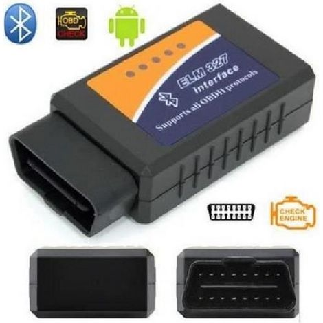 Outil Diagnostic Scanner ELM327 OBD2 Bluetooth (1/2)