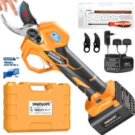 Sécateurs Électriques, Moteur Sans Balais, Puissance de 850W (1/2)