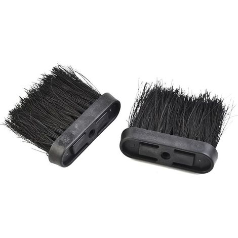 Lot de 2 têtes de brosse de cheminée en poils de noix de coco – Résistantes à l'usure – Nettoyage efficace du foyer et autres surfaces (1/5)