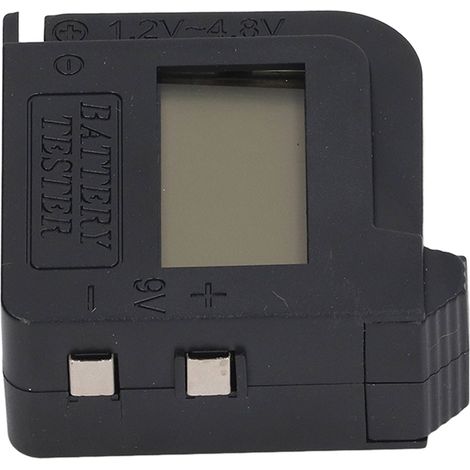 Testeur de piles numérique portable avec écran LCD, détection précise des piles C, AA et AAA. Compatible avec les piles C, AA et AAA. (1/5)