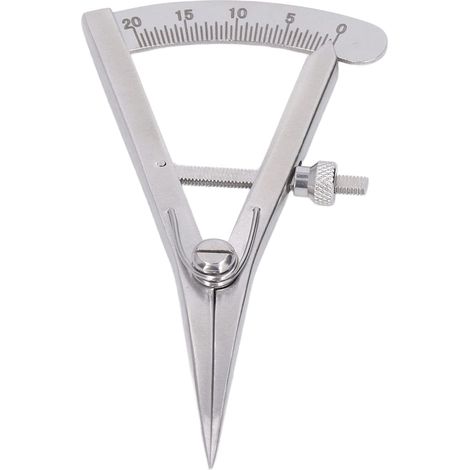 Jauge de marquage fine réglable en acier inoxydable avec règle rotative et curseur pour cuir, métal, bijoux (1/5)