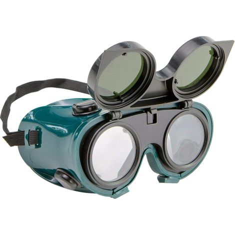 Lunettes de soudeur à visière rabattable, protection des yeux (1/5)