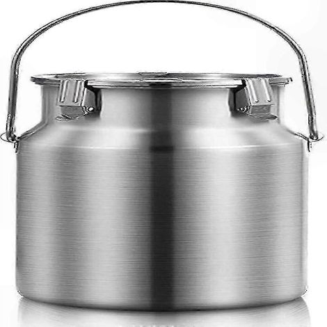 Conteneur en acier inoxydable de 5 litres avec couvercle hermétique pour le stockage et le transport de liquides (1/5)