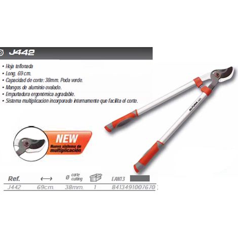 Sécateur à deux mains Altuna J442 69 cm 38 mm coupe pour végétation verte
