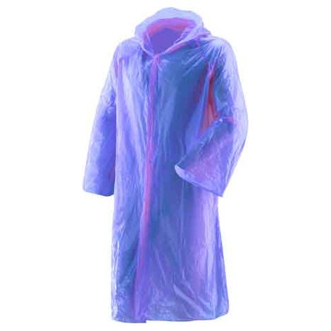 IMPERMEABILE MONOUSO TASCABILE 'BOXER' Tg. unica - colore azzurro