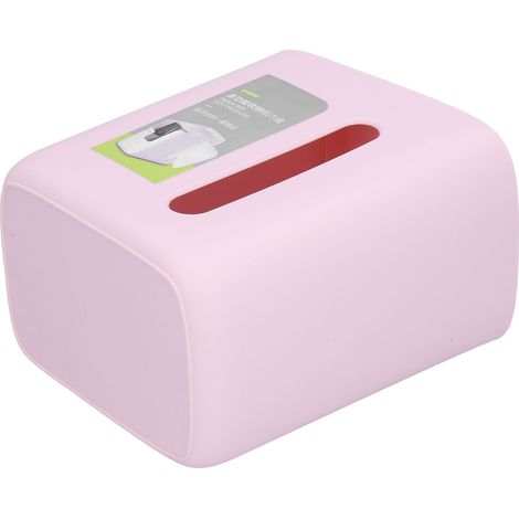 Multifunktionale Aufbewahrungsbox für Taschentücher, Schreibtischbox, Pumpbox, rosa, für Büro, Studentenwohnheim (1/5)