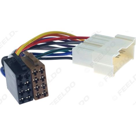Compatible avec les anciens modèles Hyundai et Kia, adaptateur femelle-mâle pour câbles de conversion ISO, câbles d'alimentation audio/CD pour voiture.