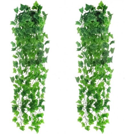 Set of 2 Artificial Hanging Vines, 99.1 cm - Artificial Hanging Ivy - Drooping Spring Leaves - Artificial Vines for Wall, Bedroom, Indoor, Outdoor (1/5)