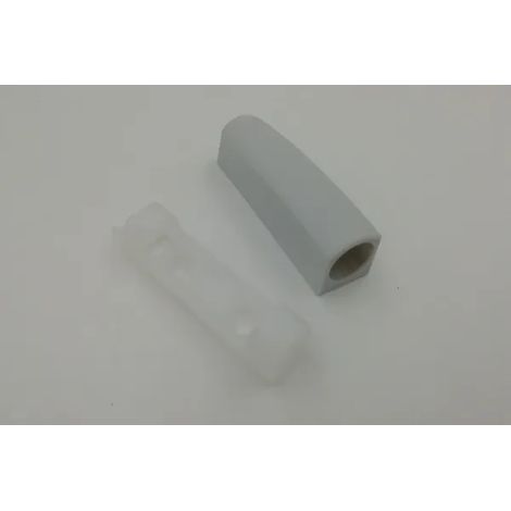 Copertura Emuca per Cricchetto da Incasso D.10mm Grigio 60mm (1/2)