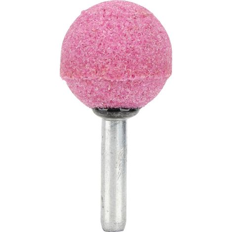 Ortviai Meuleuse Montée Céramique pour Polissage – Embout Sphérique Rouge 6 x 25 mm, 10 pièces (1/5)